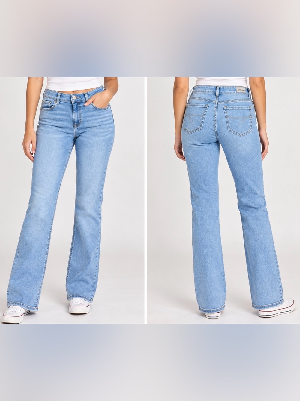 🤠❤️🔥 Jordache Girls Bootcut Jeans – SIZE 14 – Light Wash